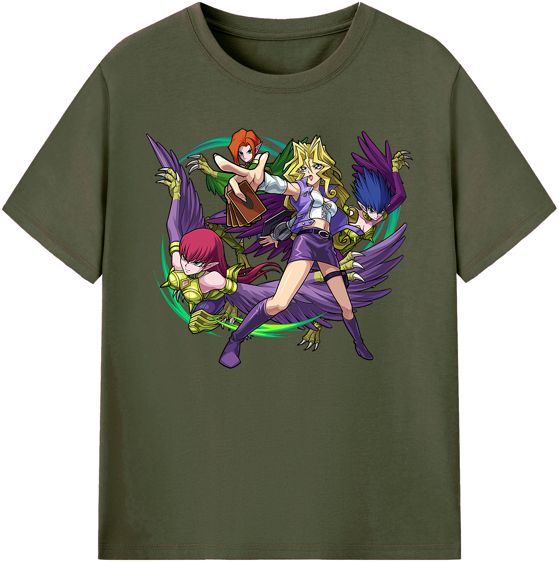 （画像用） 遊☆戯☆王 Yu-Gi-Oh! 綿100％ メンズ半袖Tシャツ｜肌触りやわらか＆通気性